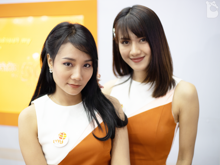 รวมภาพสาวๆ และคลิปบรรยากาศภายในงานมหกรรมมือถือ Thailand Mobile Expo 2019