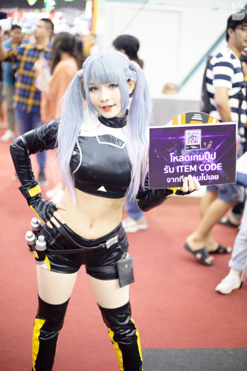 รวมภาพสาวๆ และคลิปบรรยากาศภายในงานมหกรรมมือถือ Thailand Mobile Expo 2019