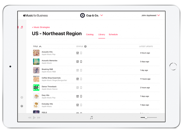 Apple Music for Business บริการสำหรับใช้เปิดเพลงในร้านค้าแบบถูกกฏหมาย