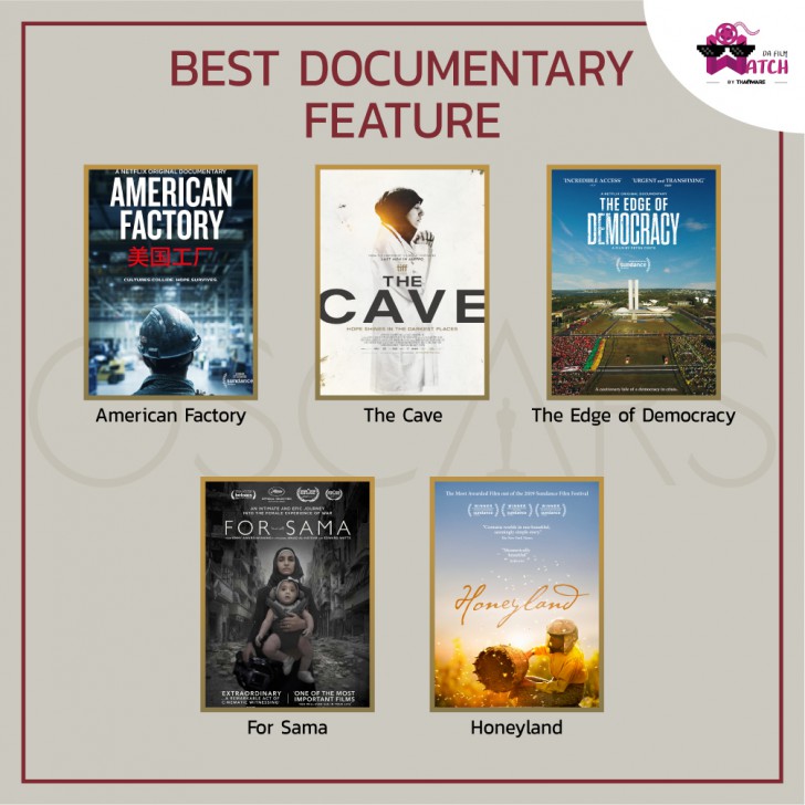 ประกาศรายชื่อเข้าชิงรางวัลออสการ์ครั้งที่ 92 ประจำปี 2020 | 92nd Academy Awards