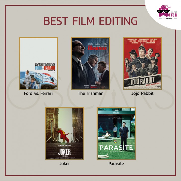 ประกาศรายชื่อเข้าชิงรางวัลออสการ์ครั้งที่ 92 ประจำปี 2020 | 92nd Academy Awards