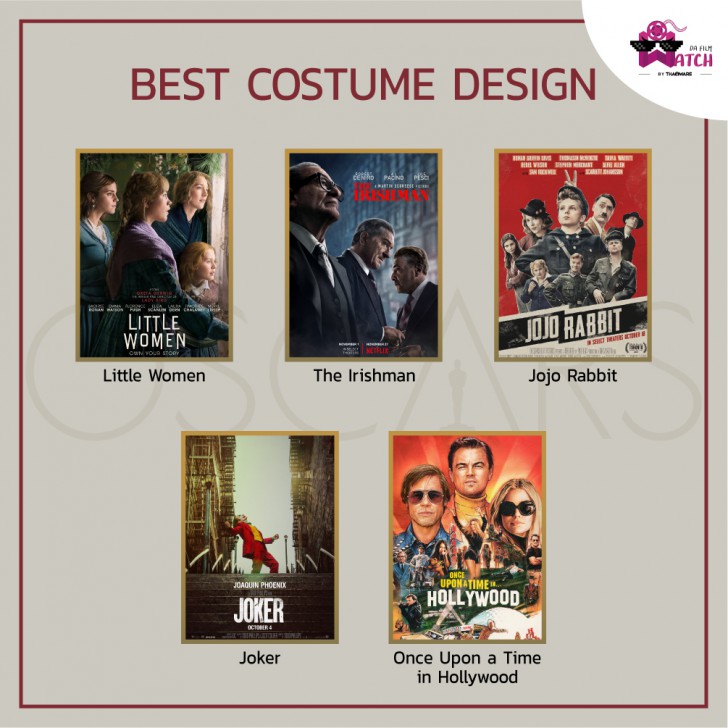 ประกาศรายชื่อเข้าชิงรางวัลออสการ์ครั้งที่ 92 ประจำปี 2020 | 92nd Academy Awards