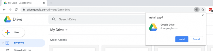 Google Drive สามารถใช้งานในรูปแบบ Progressive Web App ได้แล้ว