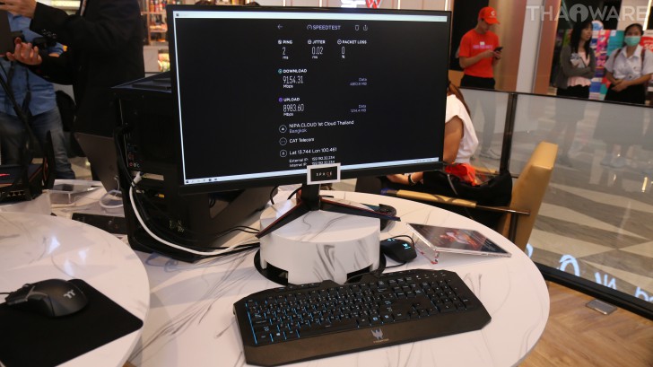 CAT เปิดตัว SPACE by CAT โชว์เน็ตวาร์ปสปีด 10,000 Mbps ดึง "กิพจัง" และ "ใบเฟิร์น - พิมพ์ชนก" ร่วมงาน