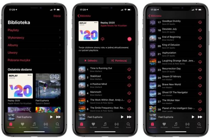 Apple Music เพิ่ม Replay 2020 Playlist รวมเพลงโปรดที่อัปเดตทุกสัปดาห์