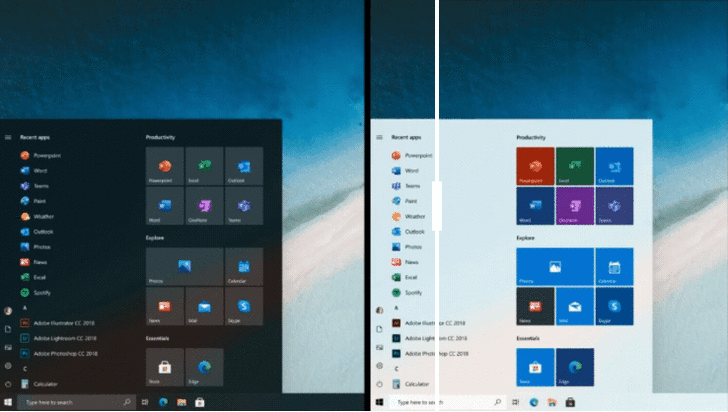 Microsoft ปรับรูปแบบ Start Menu ใหม่ใน Windows 10