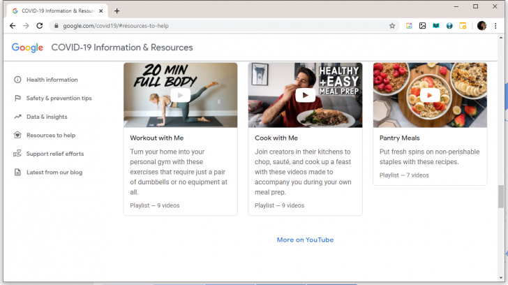 Google เปิดหน้าเว็บใหม่สำหรับให้ข้อมูล และติดตามสถานการณ์ COVID-19
