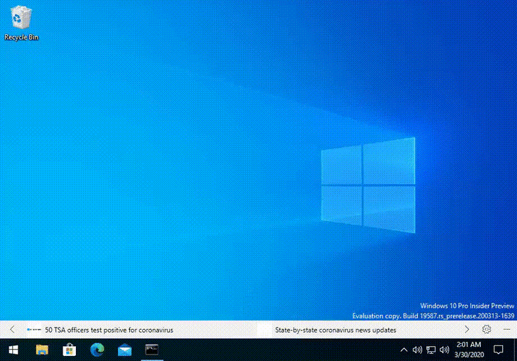 Microsoft ปล่อยแอปพลิเคชันข่าว "News Bar" บน Windows 10