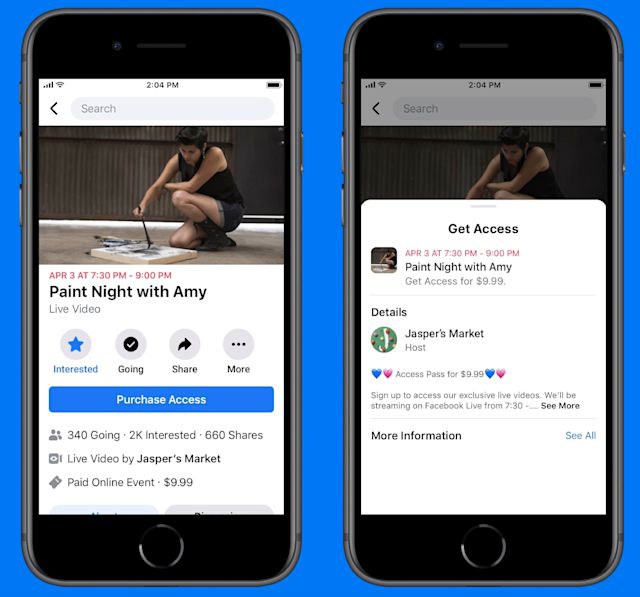 Facebook จะเปิดให้ผู้ไลฟ์สตรีมสามารถเก็บเงินค่าเข้าดูไลฟ์ จากผู้ชมได้แล้ว Facebook จะเปิดให้ผู้ไลฟ์สตรีมสามารถเก็บเงินค่าเข้าดูไลฟ์ จากผู้ชมได้แล้ว