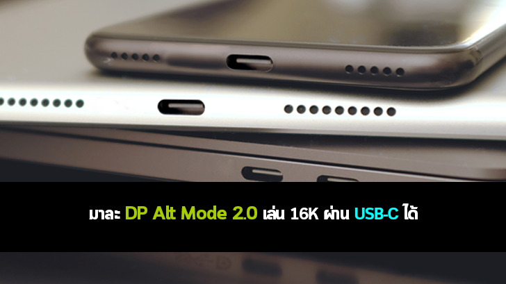 VESA เปิดตัว DisplayPort Alt Mode 2.0 รองรับภาพระดับ 16K ผ่านสาย USB4 และ USB-C