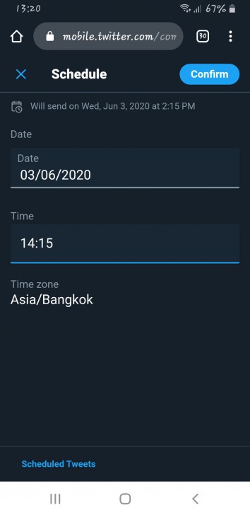 Twitter เพิ่ม Schedule Tweets ให้ผู้ใช้เลือกตั้งเวลาที่ต้องการทวีตได้บนเว็บไซต์