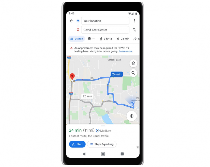 Google Maps เพิ่มฟีเจอร์ใหม่ ให้เดินทางอย่างปลอดภัยกว่า ในช่วง COVID-19