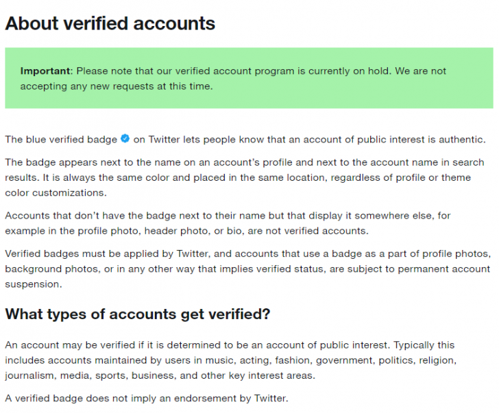 Twitter (อาจจะ) นำเอา Request Verification กลับมาในเร็วๆ นี้