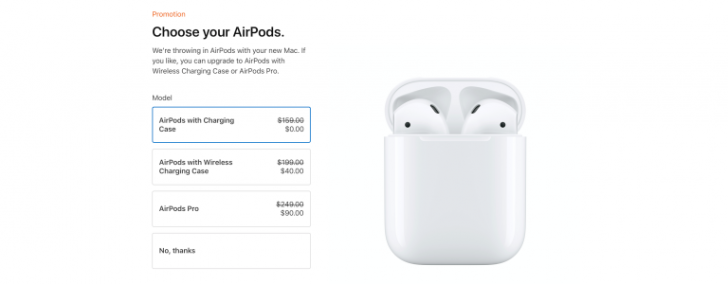 Apple เพิ่มโปรโมชัน Back-to-school แถม AirPods ให้ทุกคนที่ซื้อ MacBook Air และ iPad Air