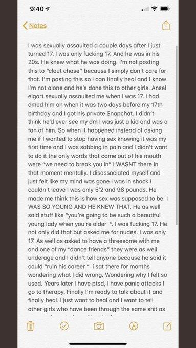 Ansel Elgort งานเข้า! หลังถูกกล่าวหาว่าล่วงละเมิดทางเพศหญิง 17 ปี เมื่อ 6 ปีที่แล้ว