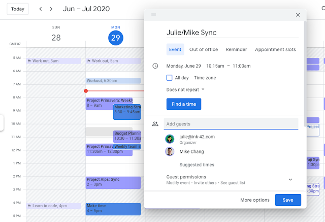 Google เพิ่มฟีเจอร์ใหม่ให้ผู้ใช้ G Suite สามารถใช้งาน Google Calendar ได้สะดวกยิ่งขึ้น