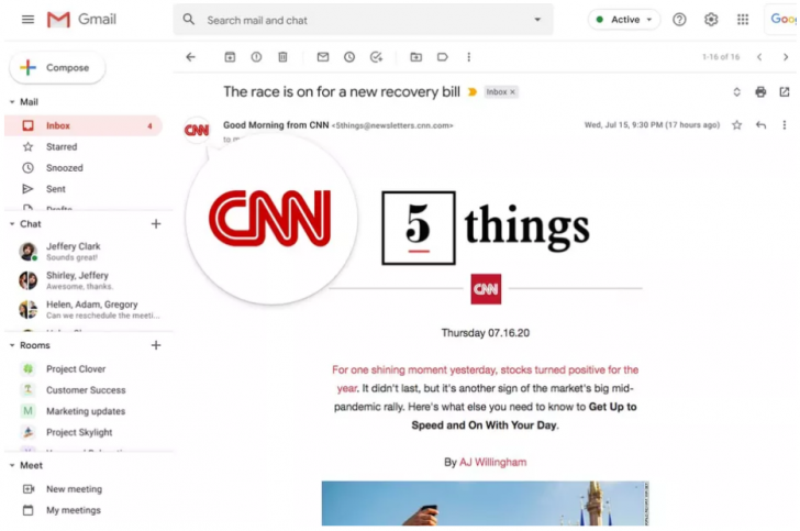 Gmail เพิ่มมาตรฐานความปลอดภัยใหม่ต่อยอดจาก DMARC แสดงโลโก้แบรนด์บนโปรไฟล์ผู้ส่ง Gmail เพิ่มมาตรฐานความปลอดภัยใหม่ต่อยอดจาก DMARC แสดงโลโก้แบรนด์บนโปรไฟล์ผู้ส่ง