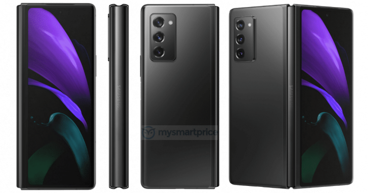 เผยภาพดีไซน์ Samsung Galaxy Z Fold 2 5G มีให้เลือก 2 สี พร้อมภาพเคสตัวเครื่อง