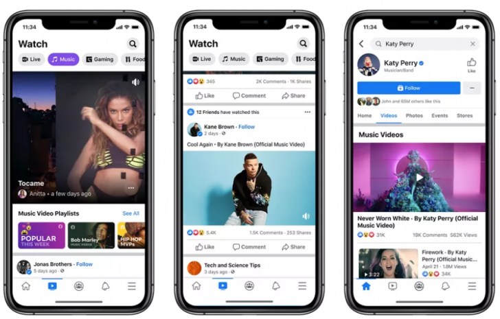Facebook เตรียมเปิดฟีเจอร์ ให้ศิลปินลง MV อย่างเป็นทางการแล้ว พร้อมท้าชน YouTube