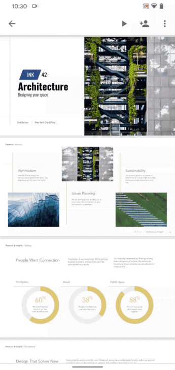 Google เพิ่มฟีเจอร์ใหม่ในแอปพลิเคชัน Docs, Slides, Sheets ช่วยผู้ใช้ทำงานได้ง่ายขึ้น