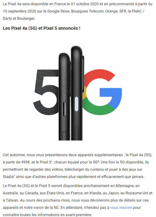 [ลือ] Google จะวางจำหน่าย Pixel 4a (5G) & 5 ในเดือนตุลาคม และอาจเปิดตัว Pixel รุ่นพับได้ !?