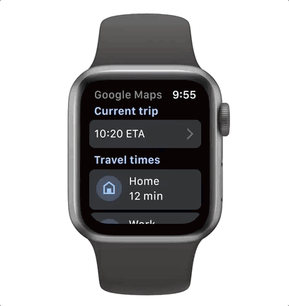 Google Maps กลับมาใช้งานบน Apple Watch ได้แล้ว Google Maps กลับมาใช้งานบน Apple Watch ได้แล้ว