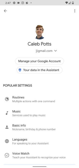 Google Assistant ผู้ช่วยบนมือถือ Android อัปเดตใหม่ ปรับโฉมหน้า Settings ให้ดูเรียบง่าย
