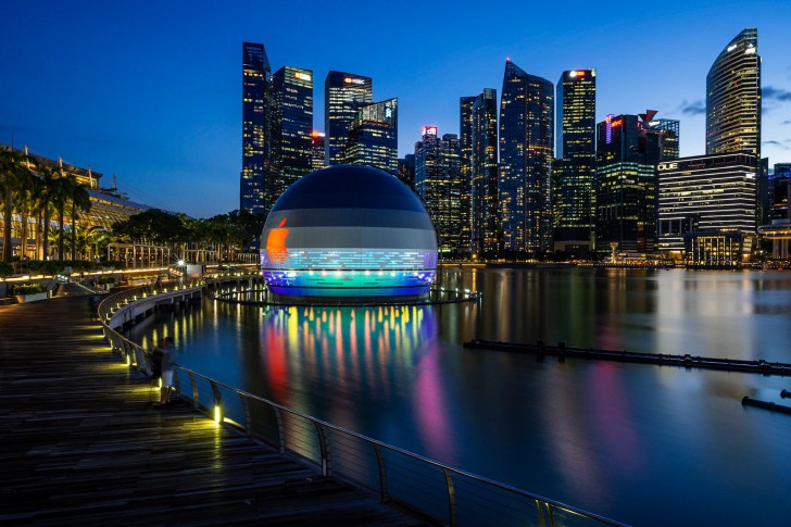เตรียมพบกับ Apple Store สาขา Marina Bay Sands สิงคโปร์ เร็วๆ นี้ ด้วยดีไซน์โดมลอยน้ำแห่งแรก