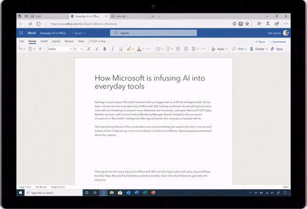 Microsoft ปล่อยฟีเจอร์ Transcribe บน Word เวอร์ชันเว็บ ช่วยแปลงไฟล์เสียงเป็นข้อความได้ Microsoft ปล่อยฟีเจอร์ Transcribe บน Word เวอร์ชันเว็บ ช่วยแปลงไฟล์เสียงเป็นข้อความได้