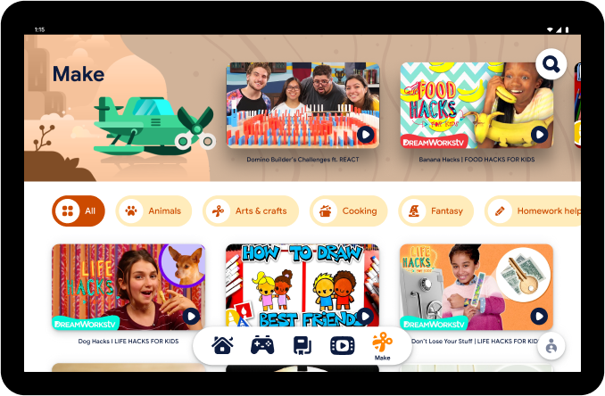 Google เปิดตัว Google Kids Space ฟีเจอร์ใหม่ที่ช่วยดูแลเด็กๆ เมื่อเล่นแท็บเล็ต