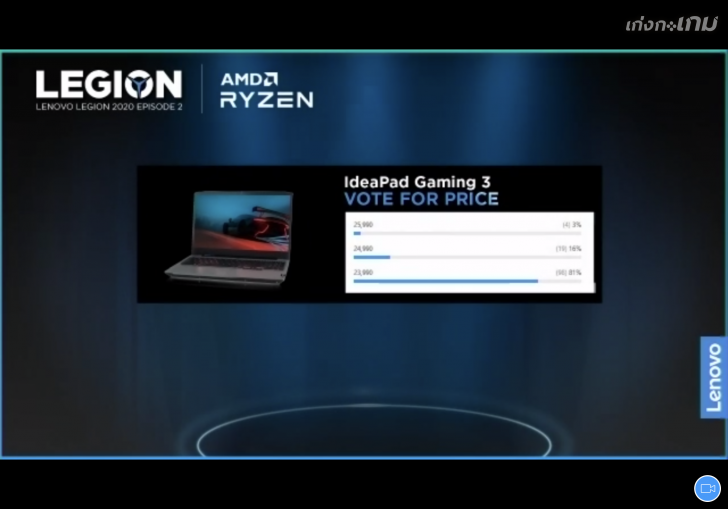 Lenovo ประเทศไทยเปิดตัวเกมมิ่งโน้ตบุ๊ค 2 รุ่นใหม่ ตอบโจทย์ไลฟ์สไตล์ทุกกลุ่มผู้ใช้งาน