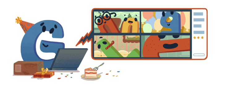 ฉลองวันเกิด Google ครบ 22 ปี ด้วย Google Doodle แบบ New Normal