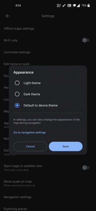 มาแล้ว! Google Maps เปลี่ยนเป็น Dark Mode ได้แล้ว แต่พบในผู้ใช้บางส่วนเท่านั้น