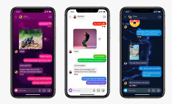 Facebook ปล่อยตัวอย่าง หน้าการรวมแชท Messenger และ Instagram ออกมาแล้ว 