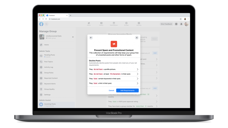 Facebook เพิ่มฟีเจอร์และเครื่องมือใหม่ๆ บน Facebook Group เพิ่มการเข้าถึงผู้ใช้มากขึ้น