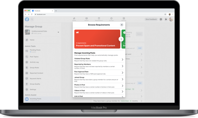Facebook เพิ่มฟีเจอร์และเครื่องมือใหม่ๆ บน Facebook Group เพิ่มการเข้าถึงผู้ใช้มากขึ้น