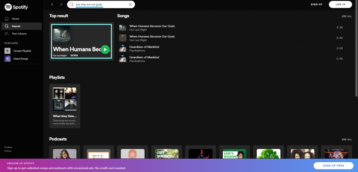 Spotify เพิ่มฟีเจอร์ใหม่ให้ผู้ใช้สามารถค้นหาเพลงจากเนื้อเพลงได้แล้ว