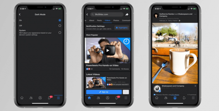 Facebook ขยายการทดสอบใช้งาน Dark Mode บนแอปพลิเคชันในระบบ Android และ iOS