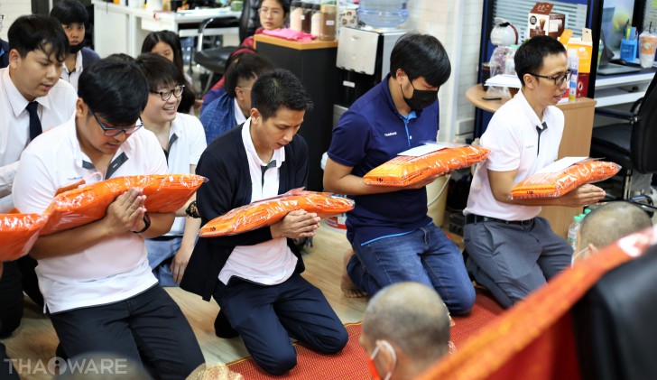 บริษัท ไทยแวร์ คอมมิวนิเคชั่น จํากัด จัดงานทำบุญบริษัท ประจำปี 2563 เพื่อความเป็นสิริมงคล