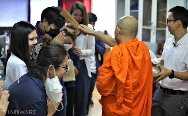 บริษัท ไทยแวร์ คอมมิวนิเคชั่น จํากัด จัดงานทำบุญบริษัท ประจำปี 2563 เพื่อความเป็นสิริมงคล