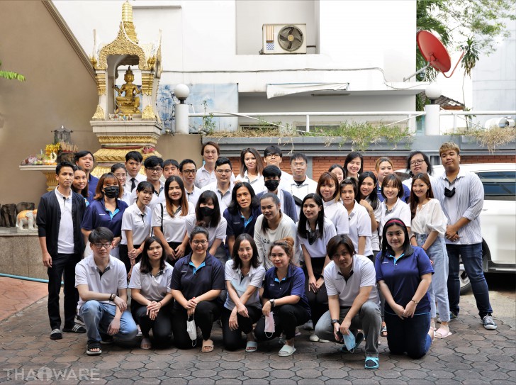 บริษัท ไทยแวร์ คอมมิวนิเคชั่น จํากัด จัดงานทำบุญบริษัท ประจำปี 2563 เพื่อความเป็นสิริมงคล