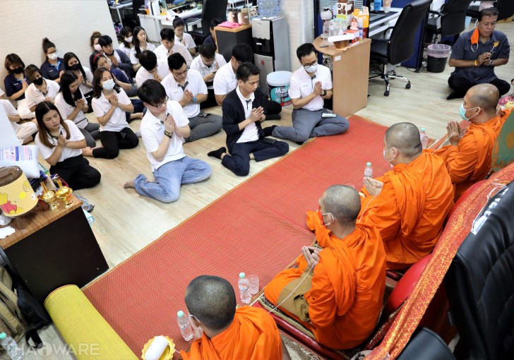 บริษัท ไทยแวร์ คอมมิวนิเคชั่น จํากัด จัดงานทำบุญบริษัท ประจำปี 2563 เพื่อความเป็นสิริมงคล