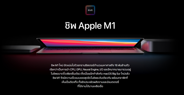 สรุปงาน Apple Event เปิดตัว Macbook Pro, Macbook Air, Mac Mini พร้อมชิปเซ็ต M1 จากแอปเปิล