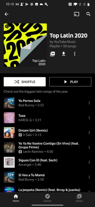 YouTube Music เตรียมเพิ่ม Year in Review รวมเพลงที่ผู้ใช้เปิดฟังบ่อยใน Playlist เดียว