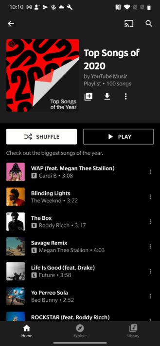 YouTube Music เตรียมเพิ่ม Year in Review รวมเพลงที่ผู้ใช้เปิดฟังบ่อยใน Playlist เดียว