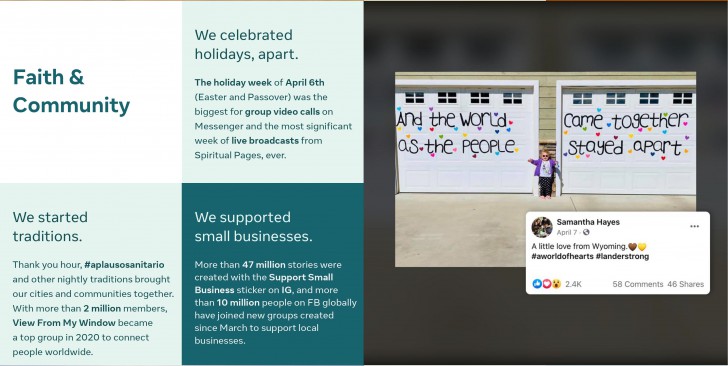 Facebook ส่งสรุปเรื่องราวปี 2020 Year in Review กับปรากฏการณ์และเหตุการณ์ต่างๆ ทั่วโลก