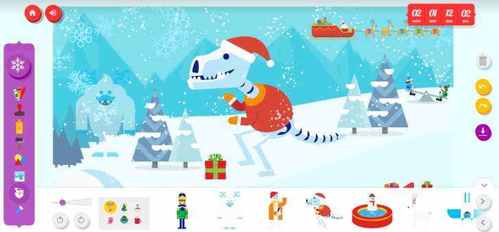 Google เพิ่มอัปเดตฟีเจอร์ใหม่บนเว็บไซต์ฉลองเทศกาล Christmas ส่งท้ายปี