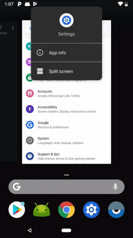 [ลือ] Android 12 อาจมาพร้อมฟีเจอร์ App Pairs แยกจอใช้งาน 2 แอปพลิเคชันในเวลาเดียวกัน