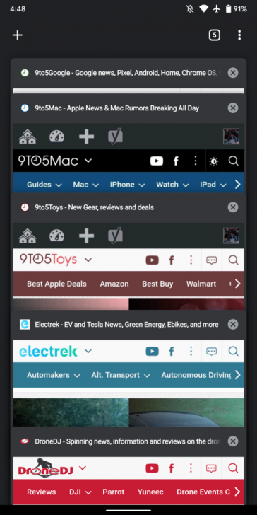 Google เพิ่มอัปเดตฟีเจอร์ Tab Groups ใน Chrome บนระบบ Android