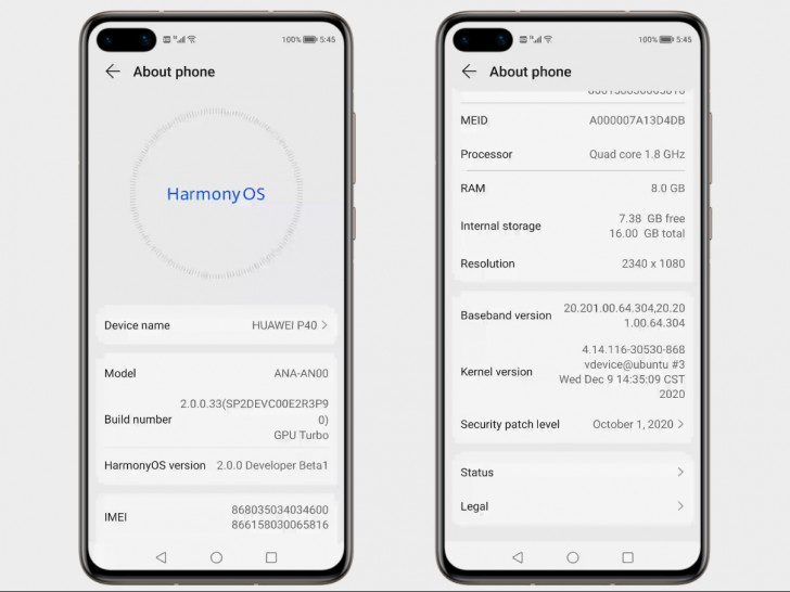 HarmonyOS 2.0 (Developer Beta) ของ Huawei รันระบบ Android 10 แค่เปลี่ยนชื่อเท่านั้น